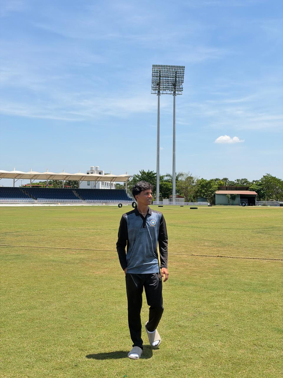 Rathan BR at National Cricket Academy Elite Camp Under 19